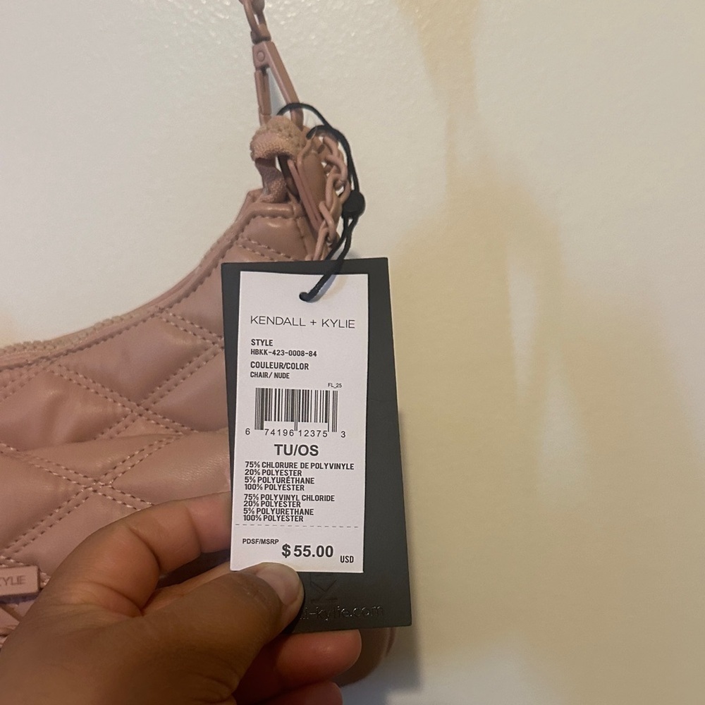 Kendall & Kylie Quilted Crossbody Bag in Tan - Picture 7 of 12
